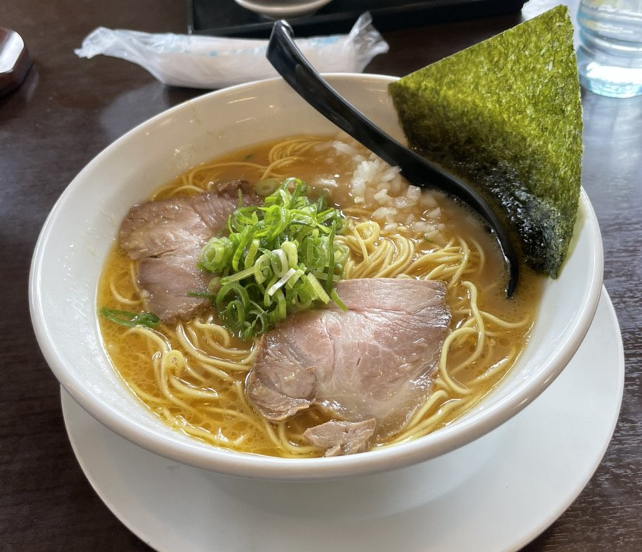 我天の鶏白湯ラーメン大盛