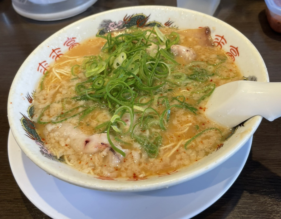 来来亭のこってりラーメン
