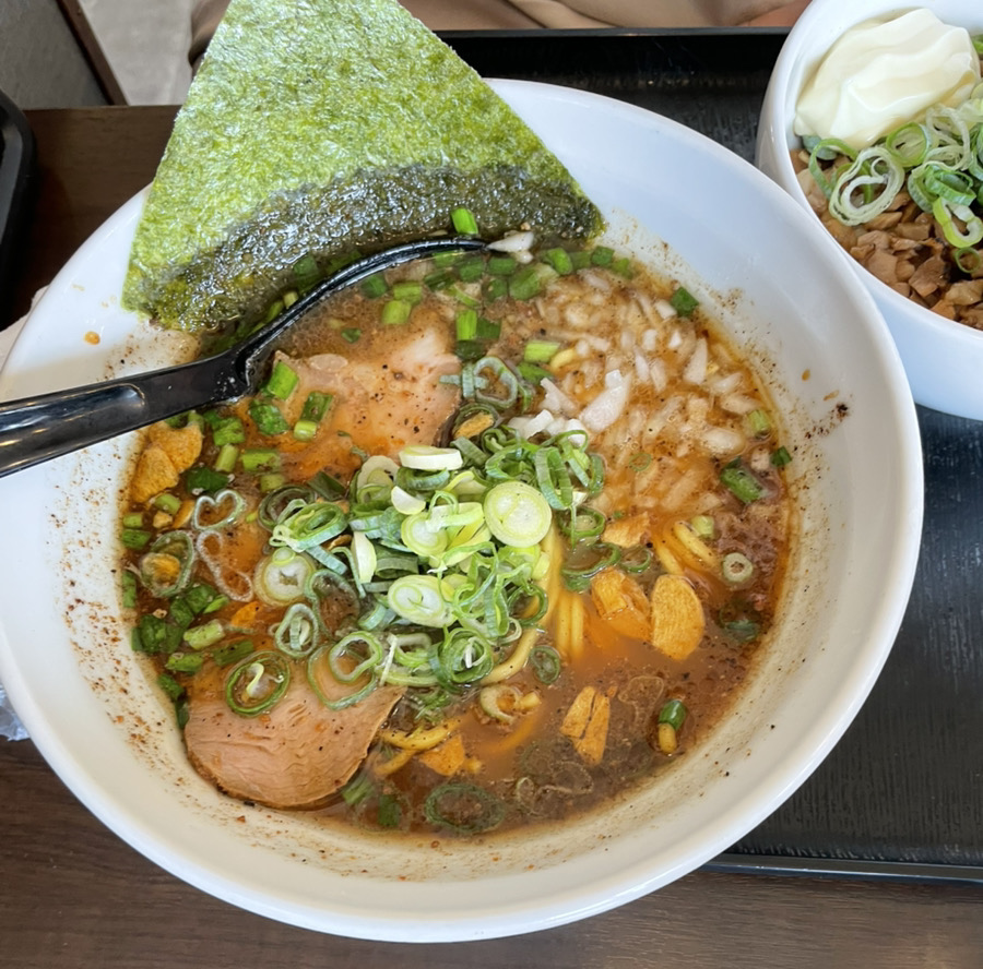 我天の黒マー油ラーメン　季節限定