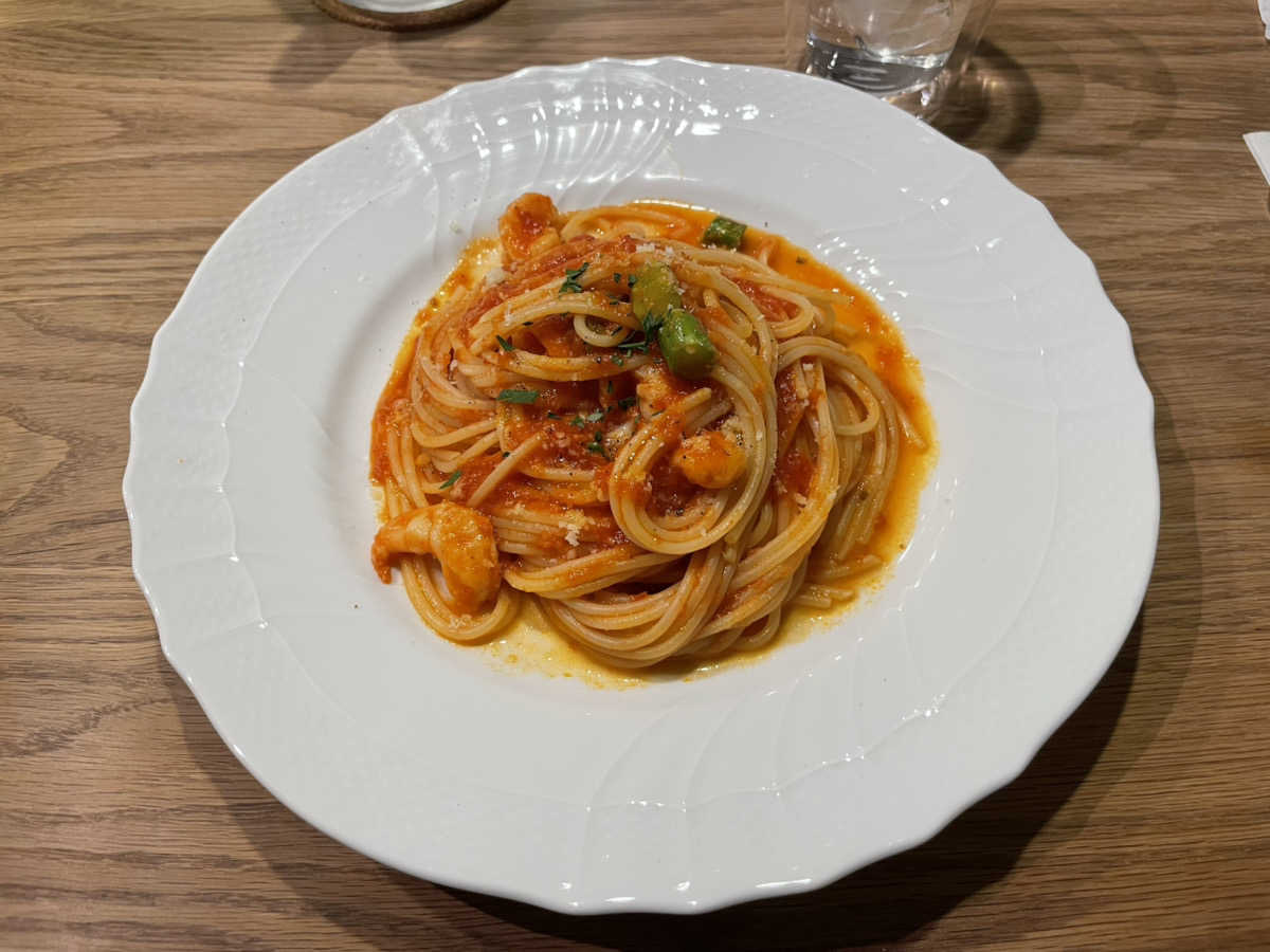ジノビリ（GinoBili）半田市のディナーのパスタ